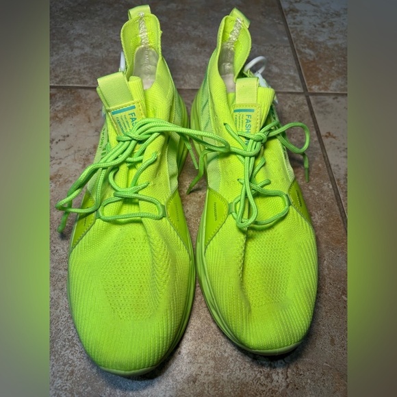 Other - Neon Green Athletic Sneakers